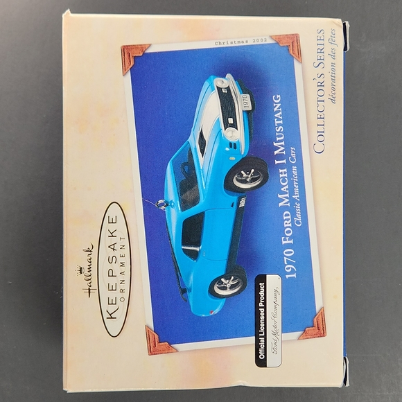 1970 Ford Mach 1 Mustang Die Cast Ornament VTG 2002 Ford - Picture 17 of 17